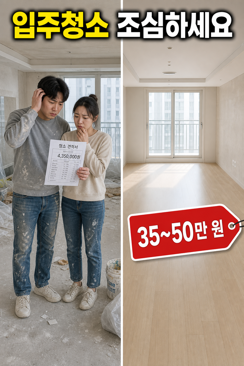 입주청소 조심하세요