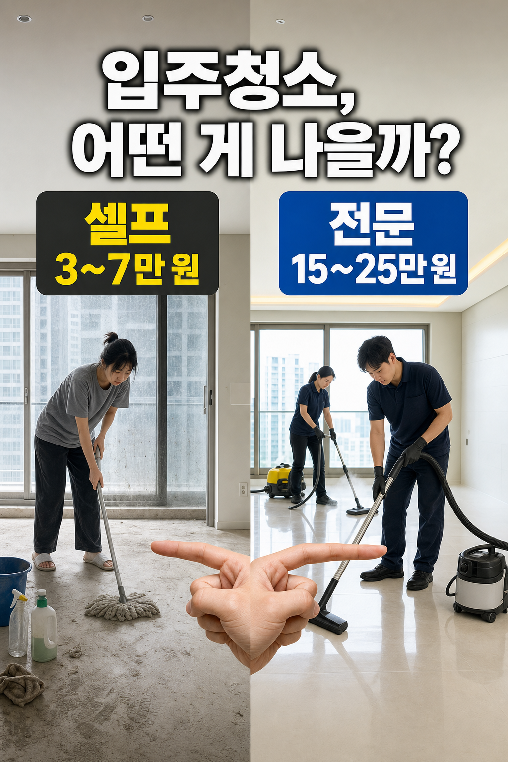 입주청소 셀프 어떤가요?