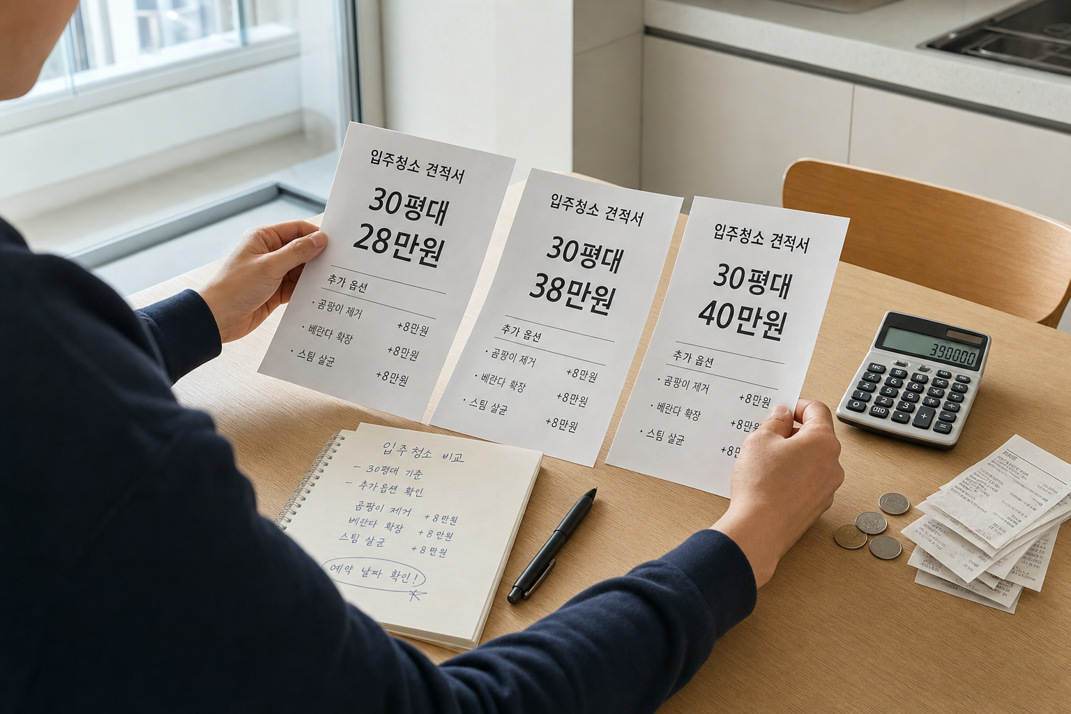 입주청소 업체 선택 시 반드시 확인해야 할 사항