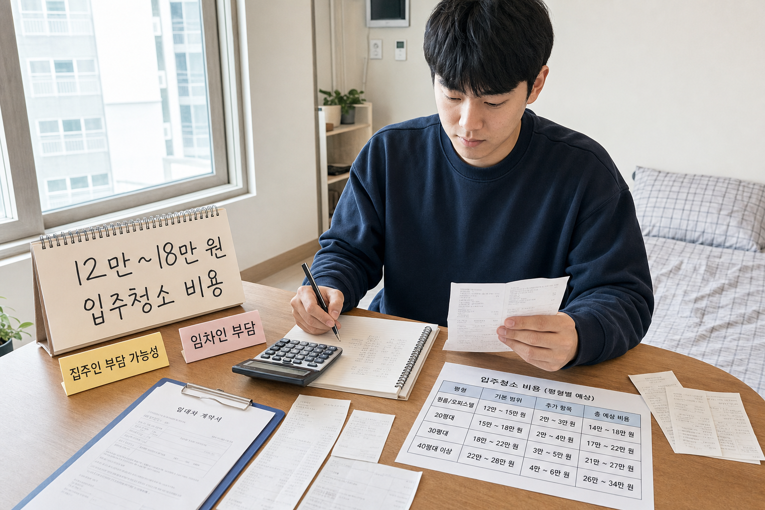 자취 시작 전 입주청소, 집주인에게 요구할 수 있을까?