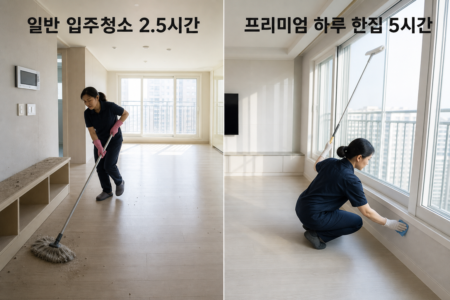 하루 한집 진정한 프리미엄 입주청소